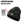 Waves Embroidered Beanie